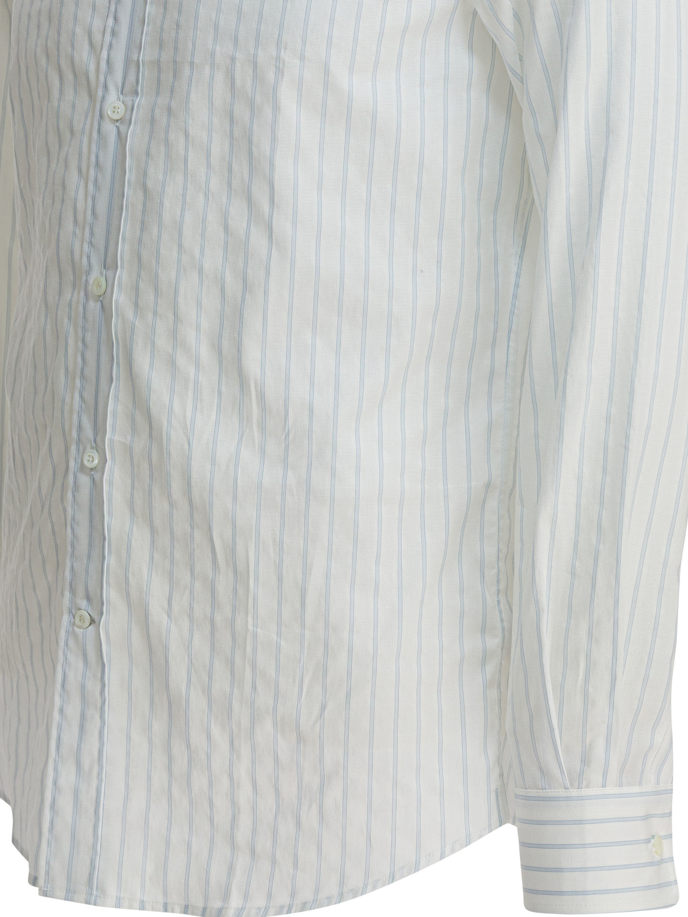 Cotton striped shirt MM6360627C013 (Brunello Cucinelli / シャツ・ブラウス ) | Brunello Cucinelli (ブルネロ・クチネリ)(3)