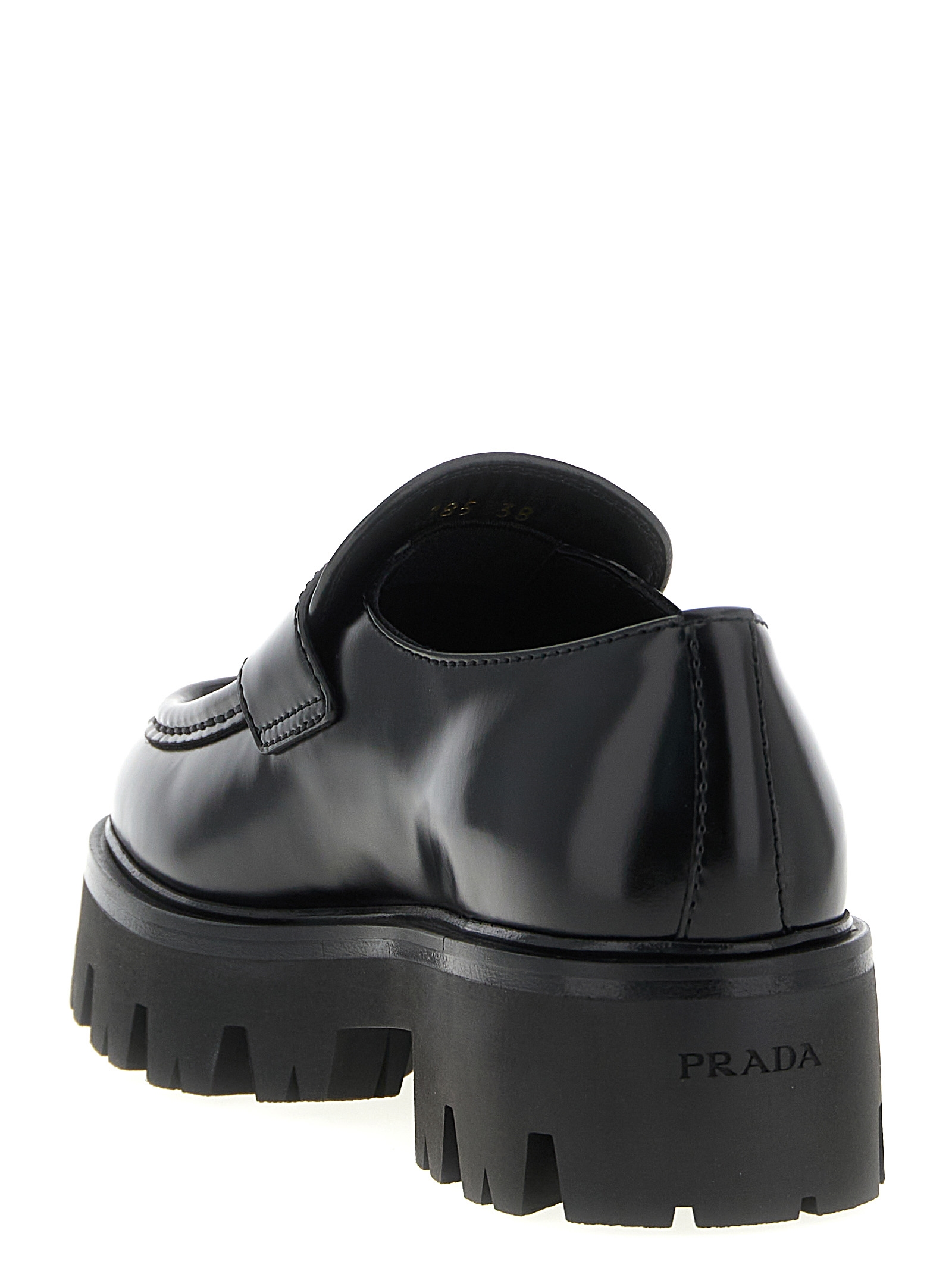 Brushed leather loafers 1D185OF050055F0002 (Prada / ローファー ) | Prada (プラダ)(2)