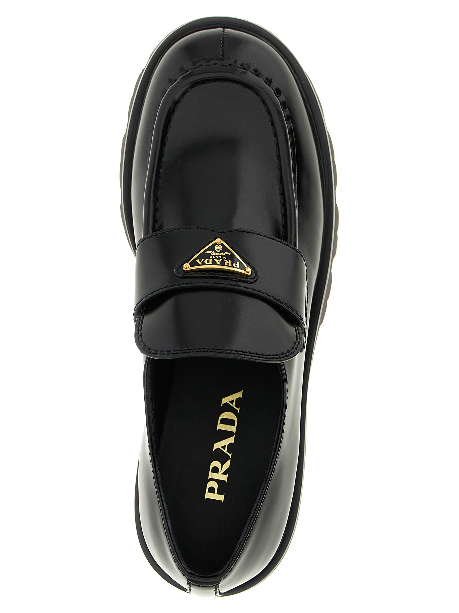 Brushed leather loafers 1D185OF050055F0002 (Prada / ローファー ) | Prada (プラダ)(3)