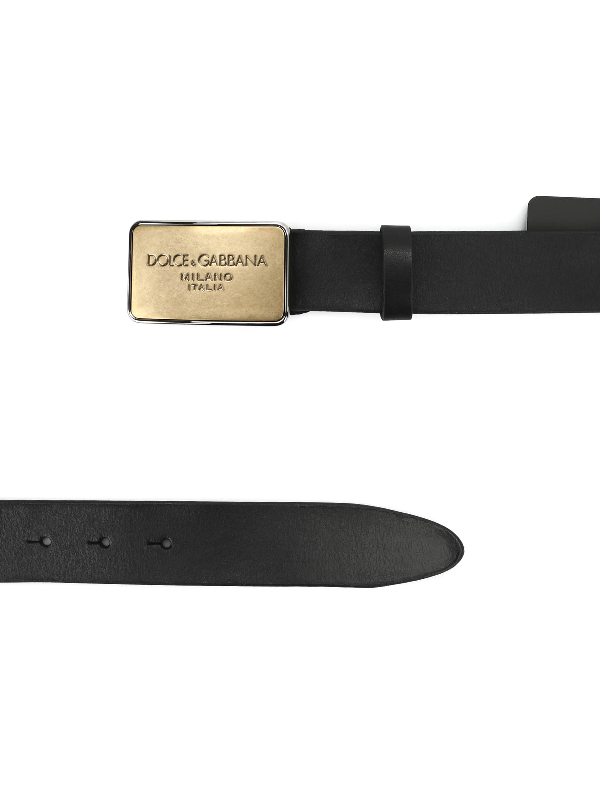 Plaque buckle leather belt BC3654AC55680999 (Dolce & Gabbana / ベルト・サスペンダー ) | Dolce & Gabbana (ドルチェガッバーナ)(3)