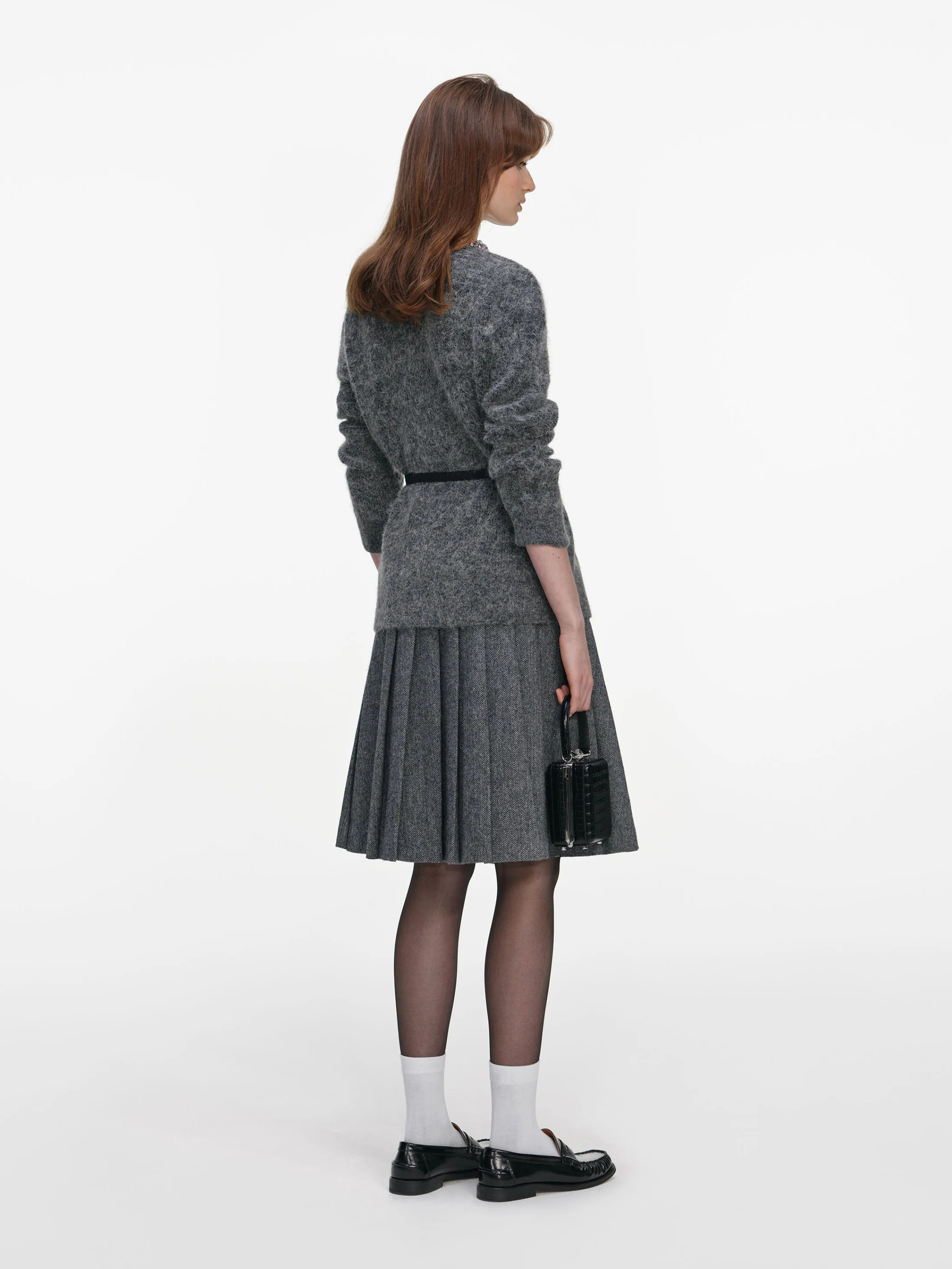 SELF PORTRAIT Sweaters Grey RS26123CAGRGREY (self-portrait / ニット・セーター・カーディガン ) | self-portrait (セルフ・ポートレイト)(3)