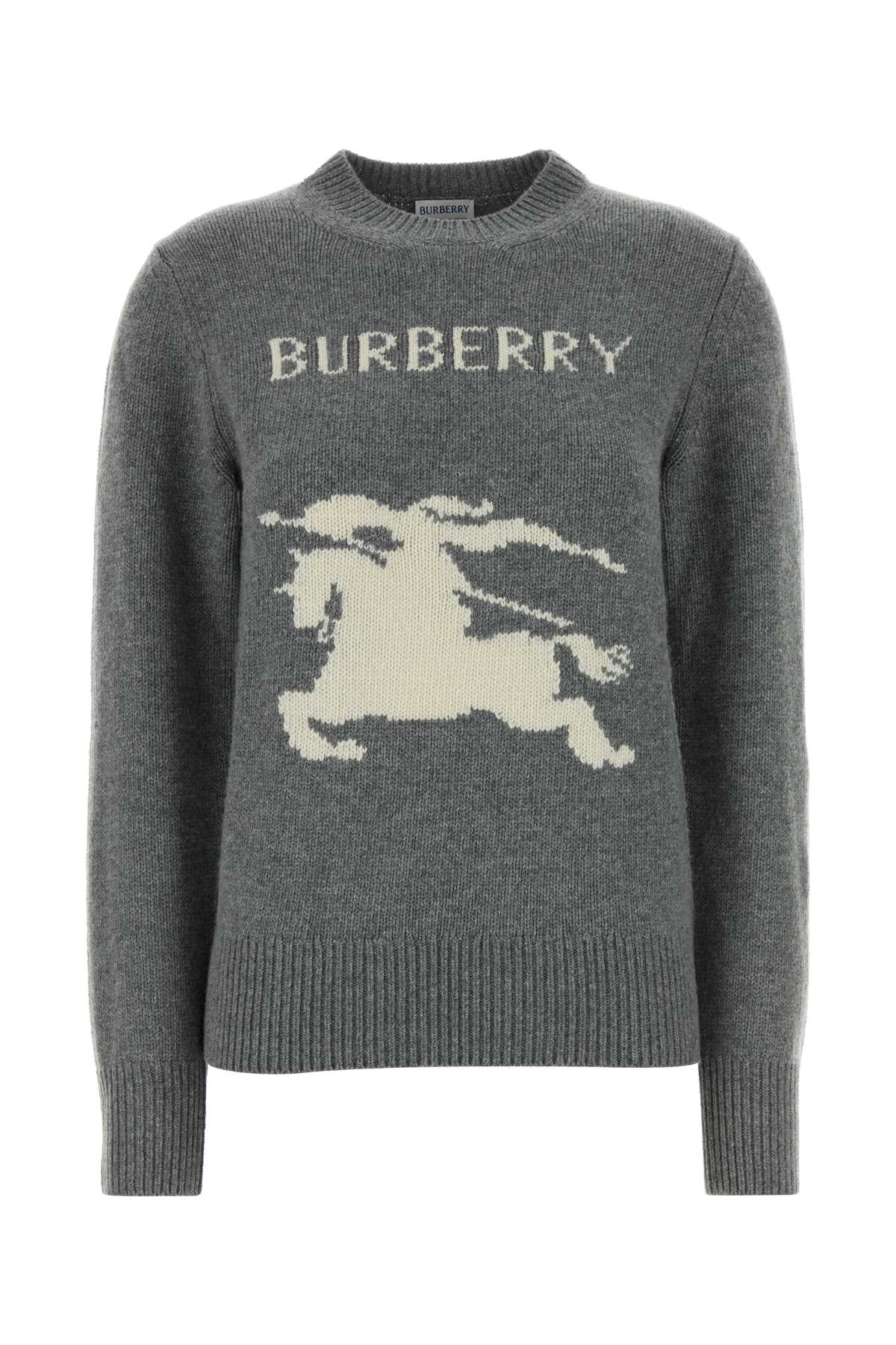 Grey wool blend sweater 8104884A1345 (Burberry / ニット・セーター・カーディガン ) | Burberry (バーバリー)