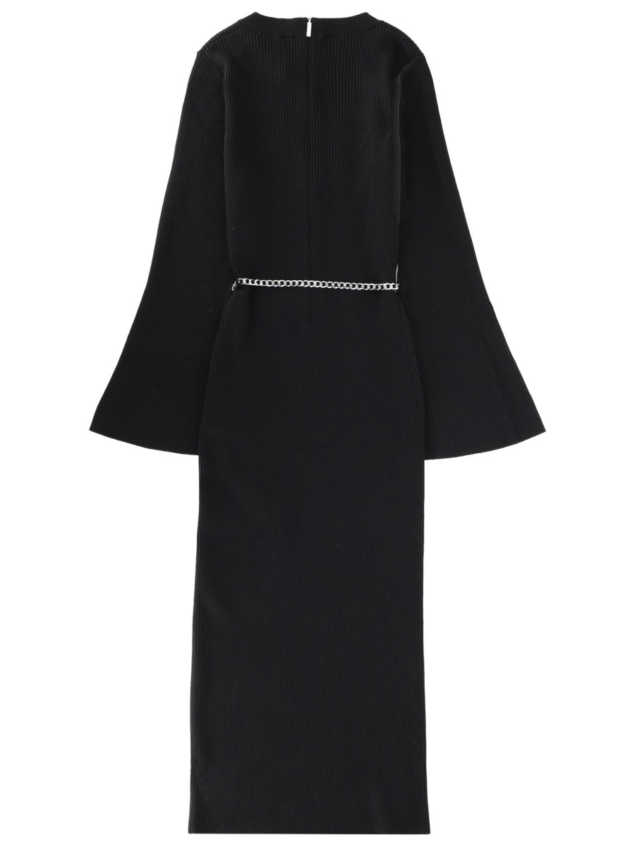 WOOL MIDI DRESS MF5835G4VR001BLACK (MICHAEL MICHAEL KORS / ワンピース・ドレス・オールインワン ) | MICHAEL MICHAEL KORS (マイケル・マイケル・コース)(2)