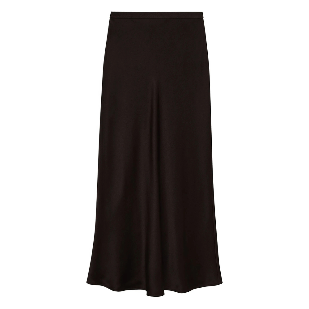 Chocolate satin Bar skirt A044001BWN43 (ANINE BING / スカート ) | ANINE BING (アニン ビン)
