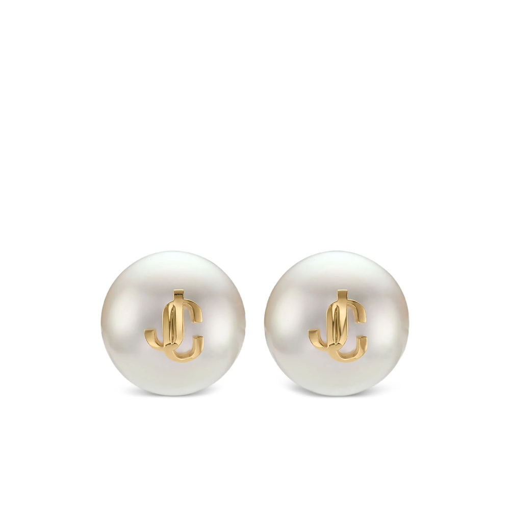 Jewellery Jimmy Choo MAXIPEARLSTUDSDXQGOLWH (JIMMY CHOO / ピアス・イヤリング ) | JIMMY CHOO (ジミー チュウ)
