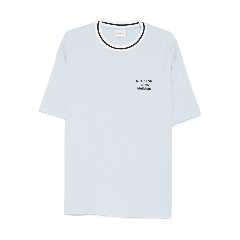 T-shirt Drole De Monsieur JTS189CO002LIBLU (Drôle De Monsieur / Tシャツ・カットソー ) | Drôle De Monsieur (ドロールドムッシュ)