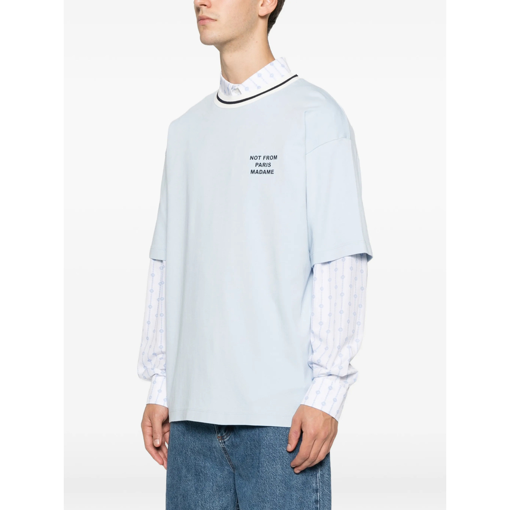 T-shirt Drole De Monsieur JTS189CO002LIBLU (Drôle De Monsieur / Tシャツ・カットソー ) | Drôle De Monsieur (ドロールドムッシュ)(3)