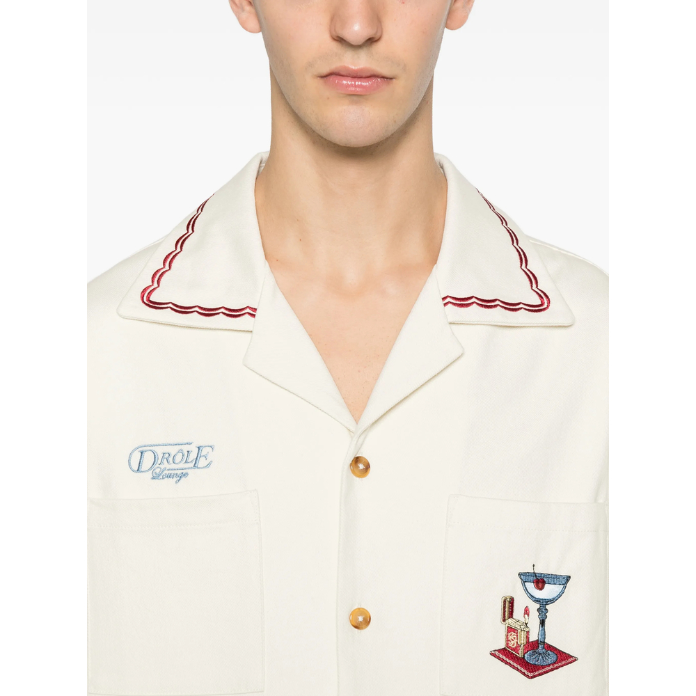 Shirt Drole De Monsieur JSH227CO215OFFWH (Drôle De Monsieur / シャツ・ブラウス ) | Drôle De Monsieur (ドロールドムッシュ)(4)