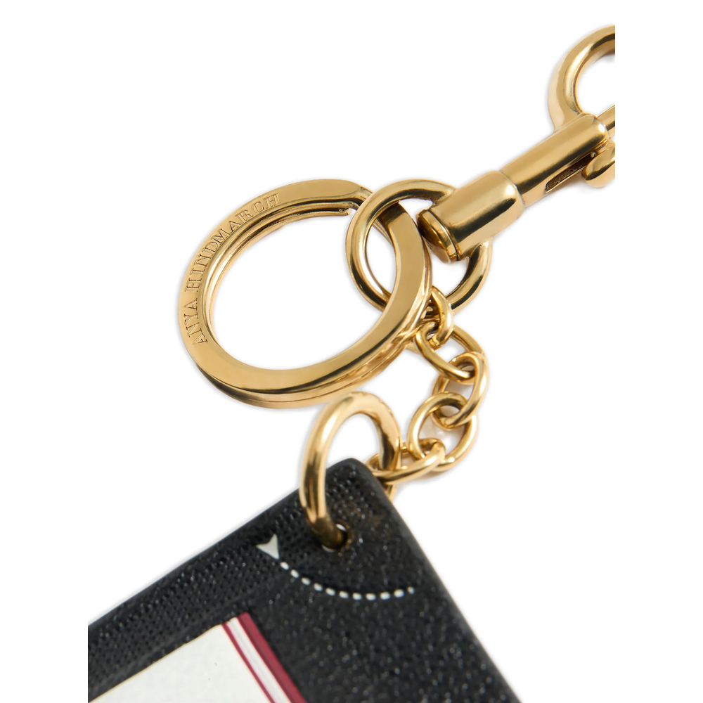 Keyring Anya Hindmarch 195386AW240174BLACK (ANYA HINDMARCH / キーリング・キーケース ) | ANYA HINDMARCH (アニヤ・ハインドマーチ)(2)