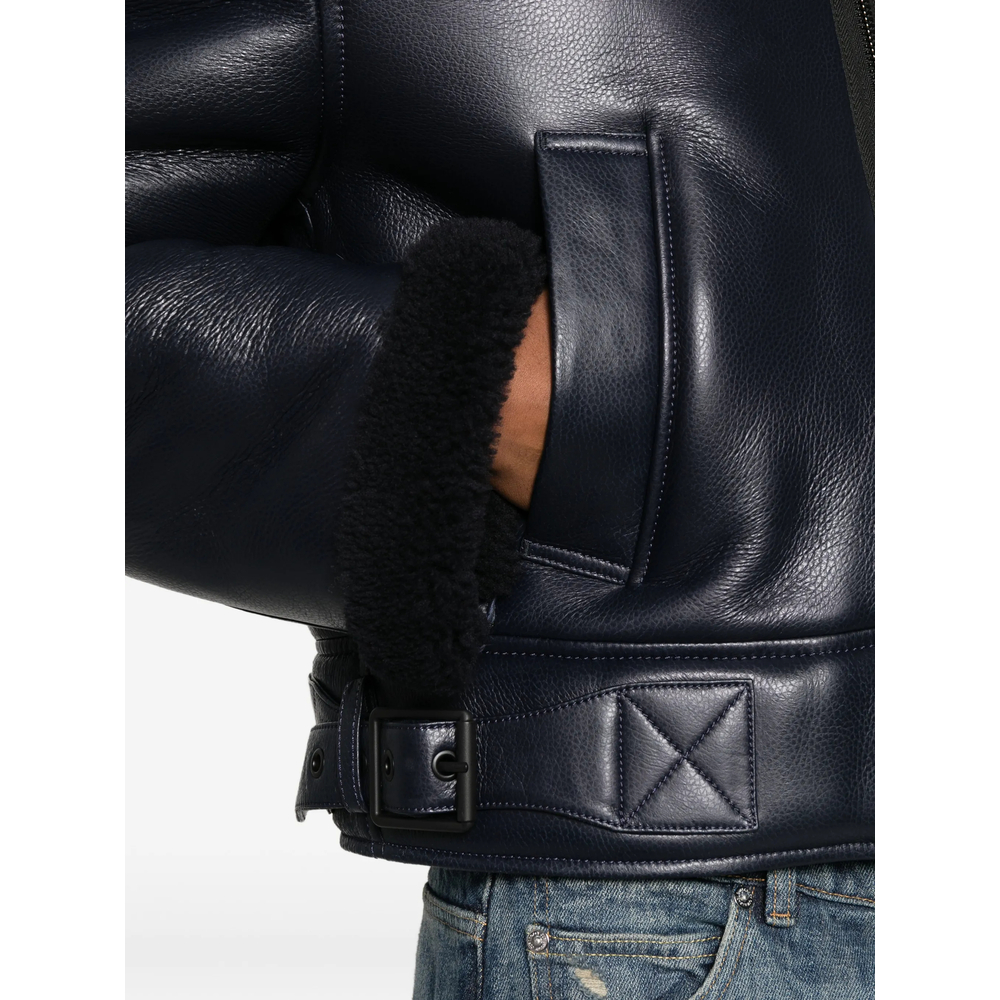 Leather Outerwear Acne Studios B70157NAVY (Acne Studios / レザー&ファージャケット・コート ) | Acne Studios (アクネ ストゥディオズ)(1)