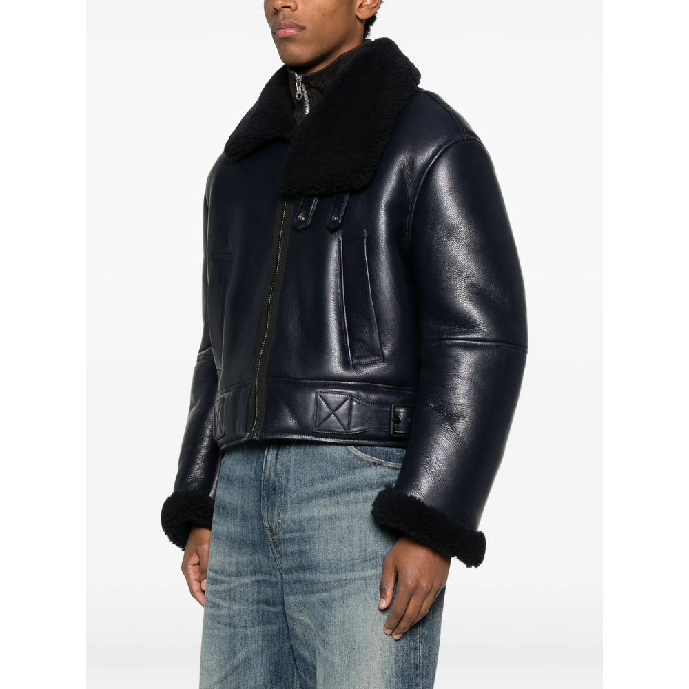Leather Outerwear Acne Studios B70157NAVY (Acne Studios / レザー&ファージャケット・コート ) | Acne Studios (アクネ ストゥディオズ)(2)