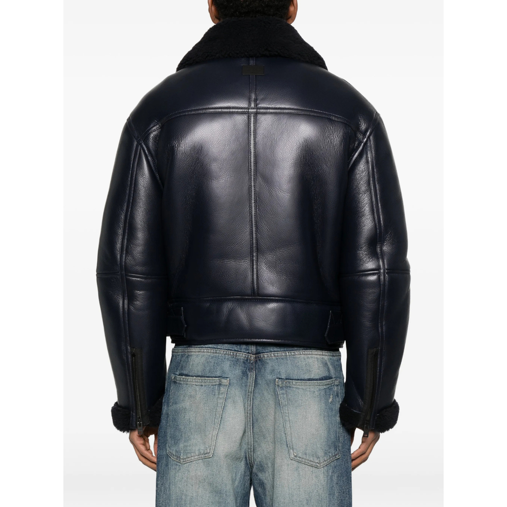 Leather Outerwear Acne Studios B70157NAVY (Acne Studios / レザー&ファージャケット・コート ) | Acne Studios (アクネ ストゥディオズ)(4)