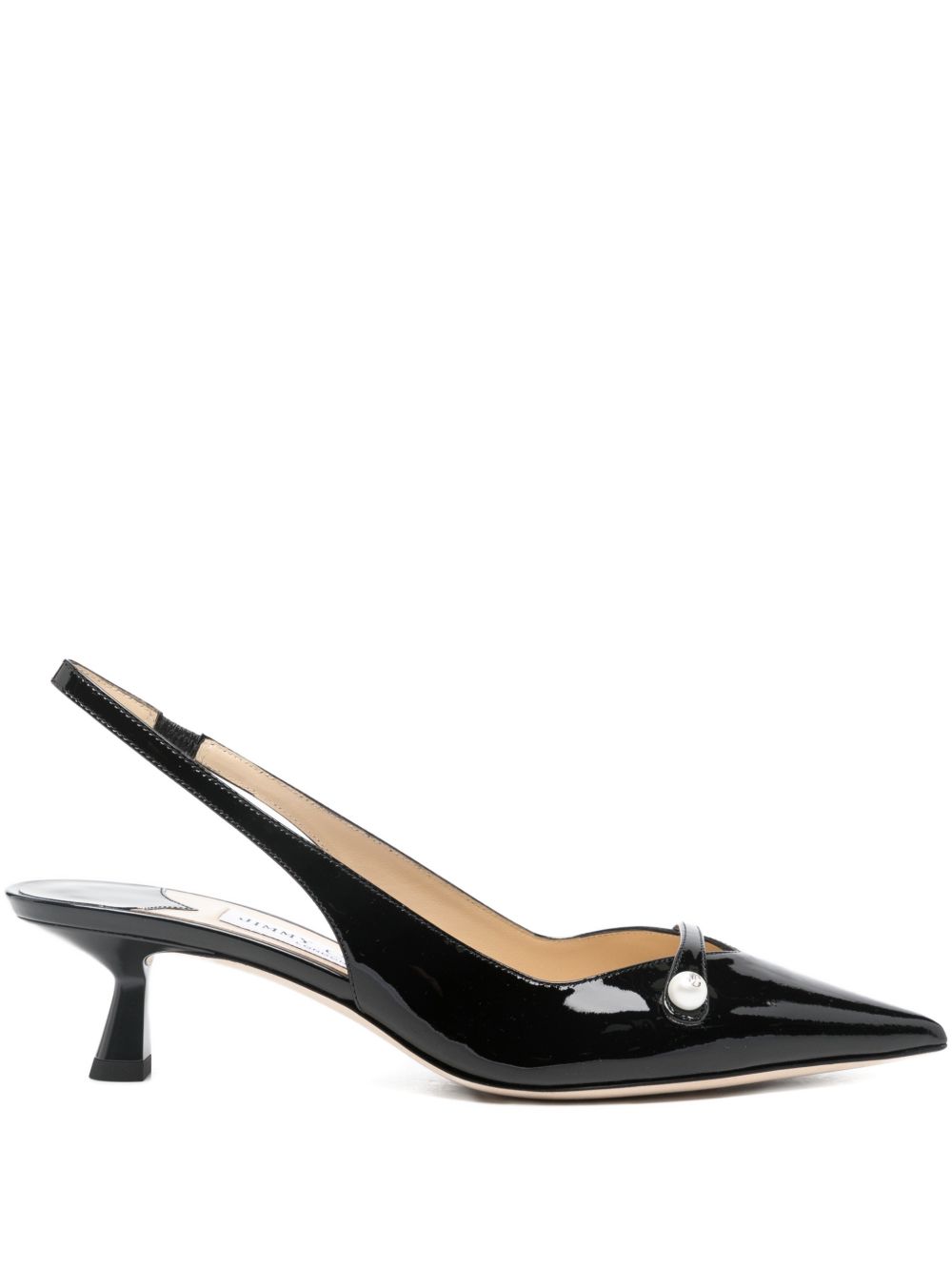 Jimmy Choo With Heel Black AMITA45PATBLACK (JIMMY CHOO / パンプス・ハイヒール ) | JIMMY CHOO (ジミー チュウ)