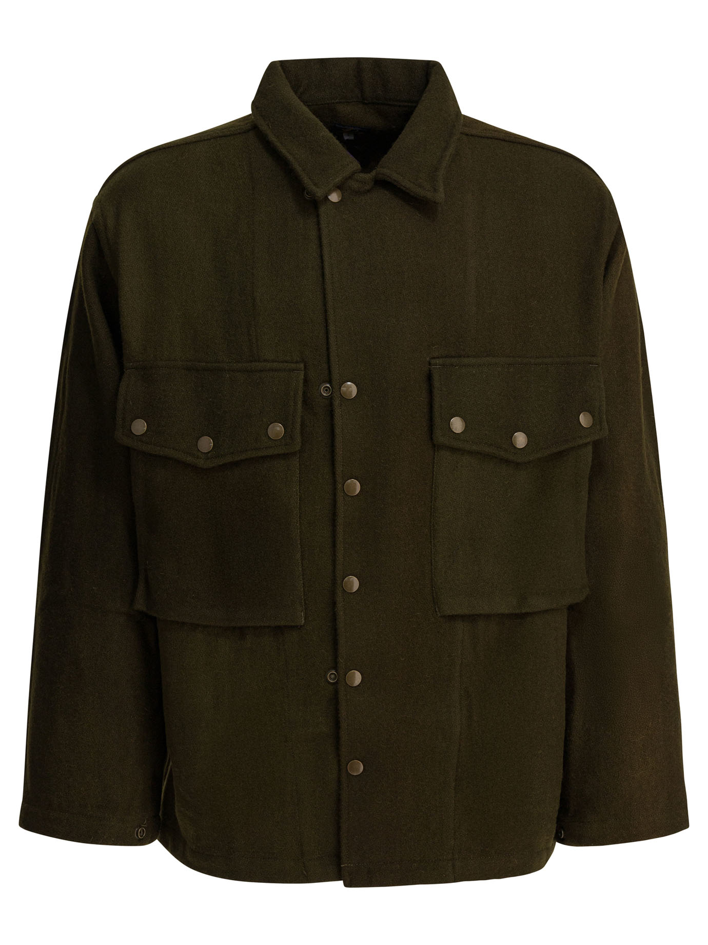 Wool overshirt jacket RW160OLIVE (Needles / カジュアルジャケット ) | Needles (ニードルズ)