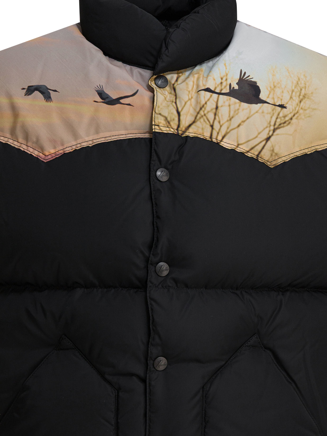 "Needles x Rocky Mountain Featherbed" Sleeveless jacket RW431CBLACK (Needles / ベスト ) | Needles (ニードルズ)(2)