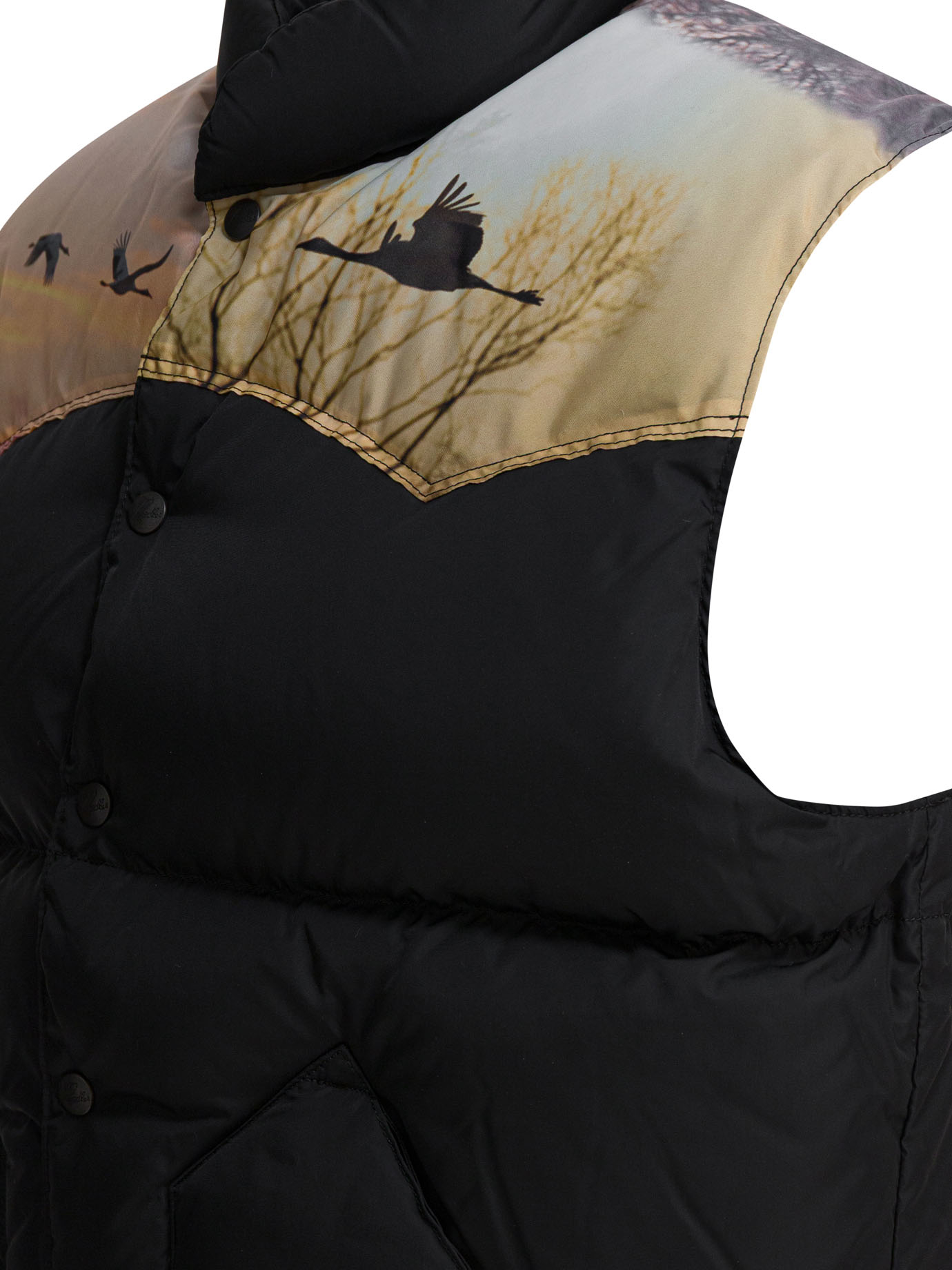 "Needles x Rocky Mountain Featherbed" Sleeveless jacket RW431CBLACK (Needles / ベスト ) | Needles (ニードルズ)(3)