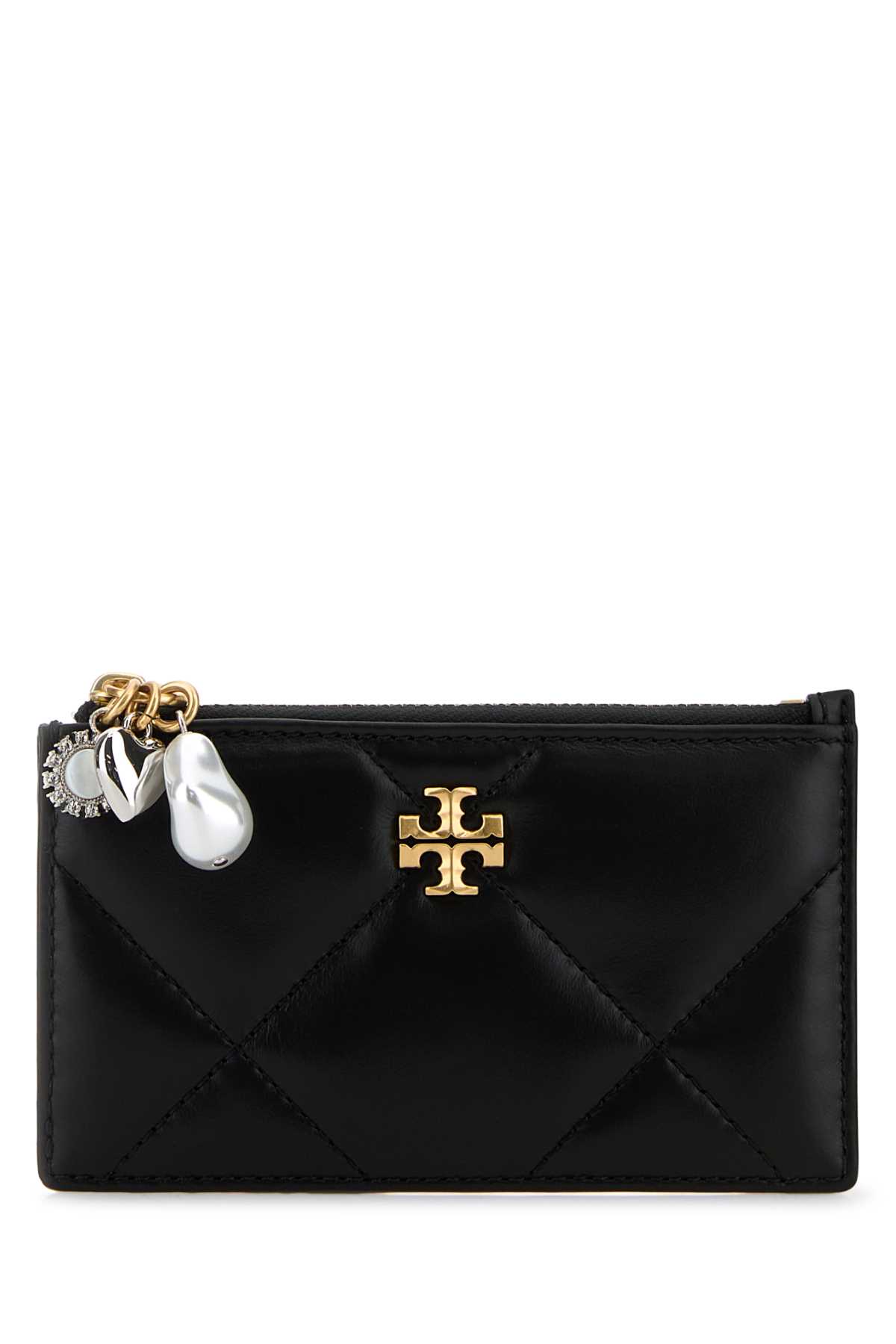 Black leather Kira card holder 175011001 (TORY BURCH / 財布・カードケース ) | TORY BURCH (トリーバーチ)