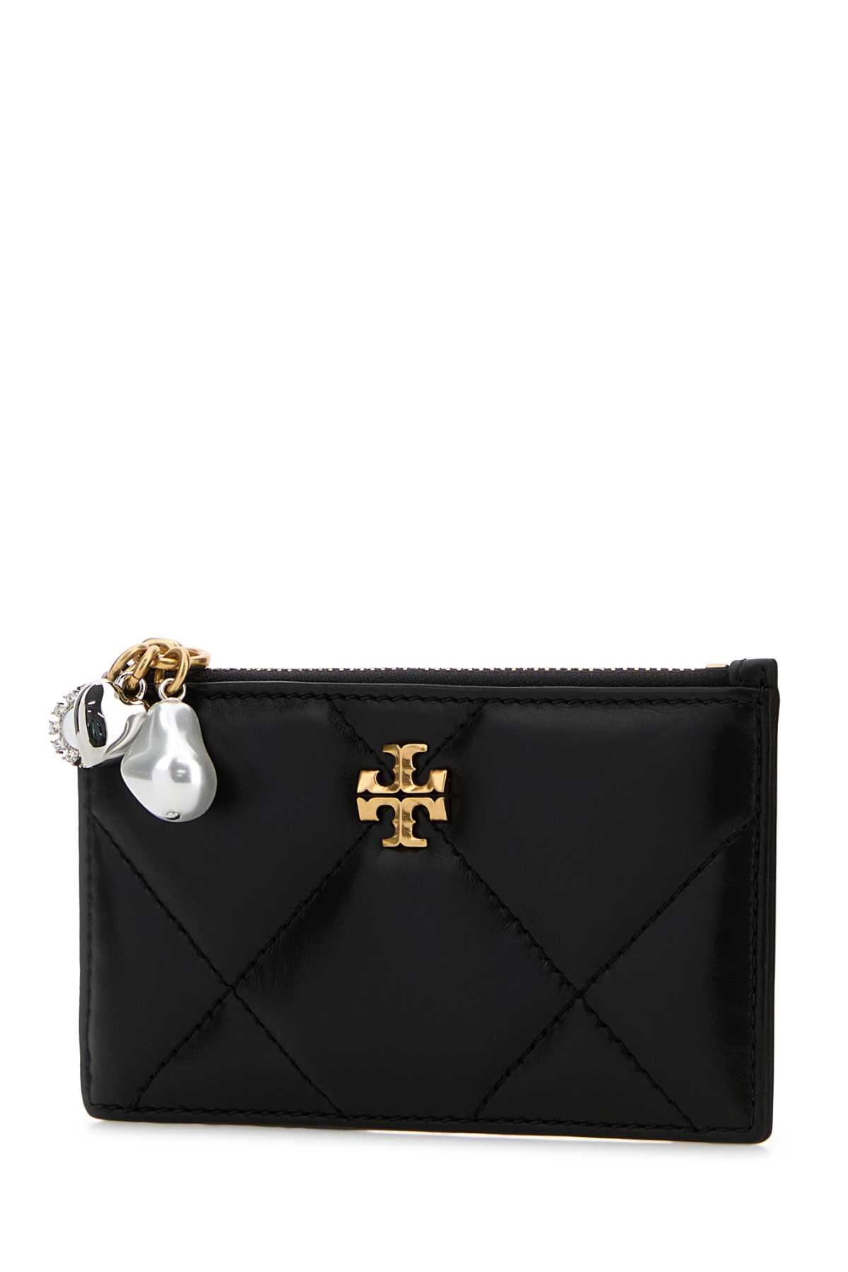 Black leather Kira card holder 175011001 (TORY BURCH / 財布・カードケース ) | TORY BURCH (トリーバーチ)(1)