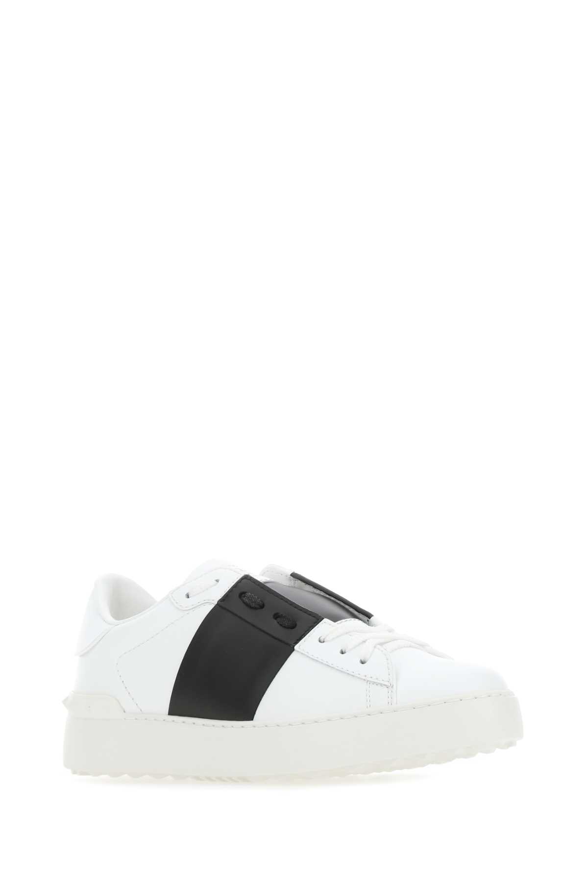 White leather Open sneakers with black band 8Y2S0830BLUA01 (Valentino Garavani / スニーカー ) | Valentino Garavani (ヴァレンティノ)(1)