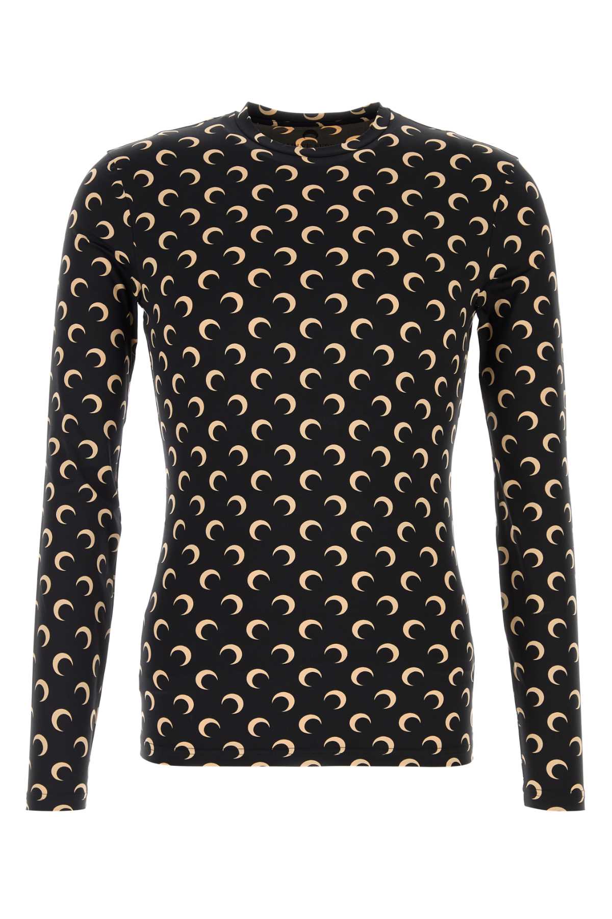 Printed jersey t-shirt MTS003ACJER0001IT99 (MARINE SERRE / Tシャツ・カットソー ) | MARINE SERRE (マリーン セル)