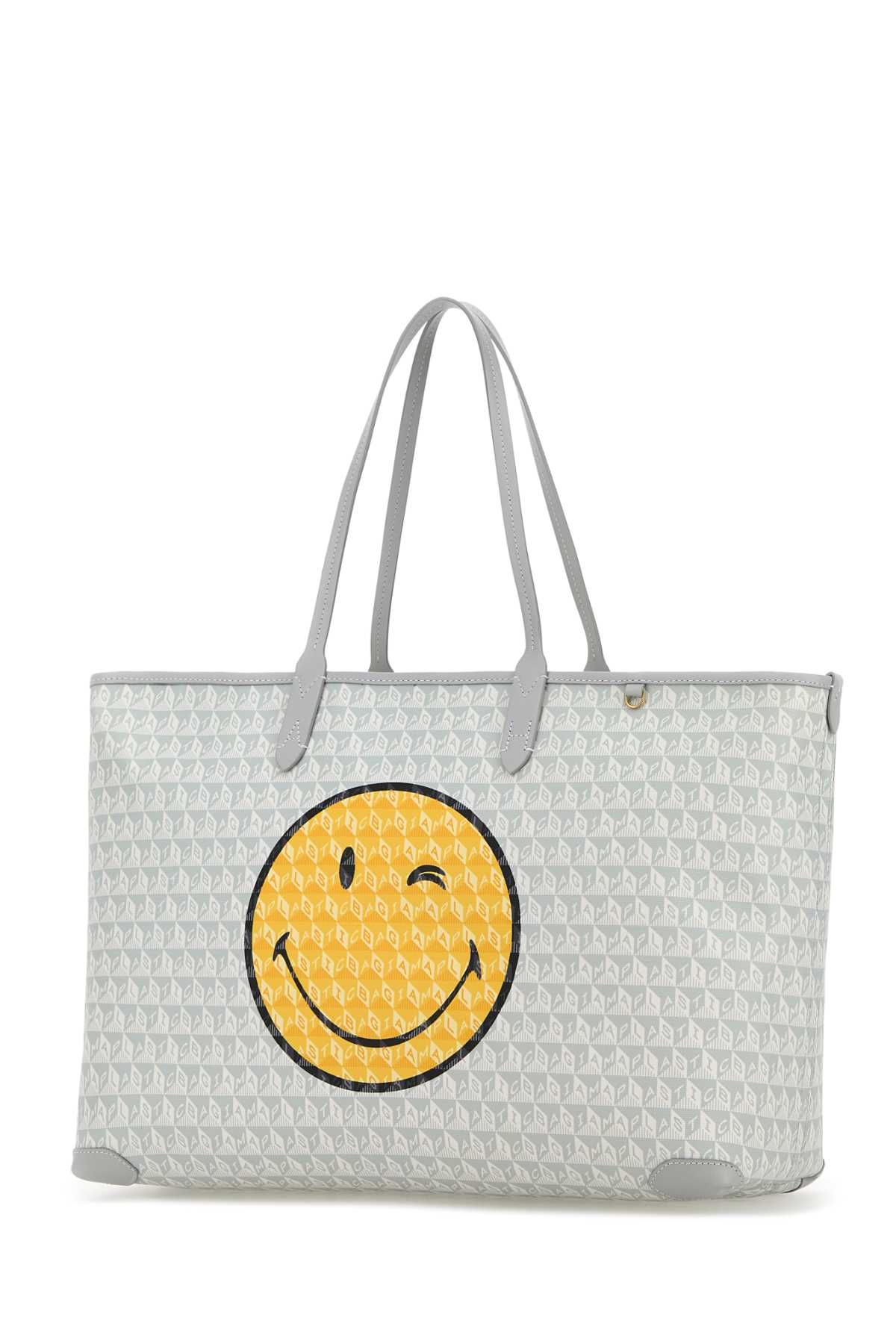 Printed canvas I am a Plastic Bag shopping bag 5050925205245FROST (ANYA HINDMARCH / トートバッグ ) | ANYA HINDMARCH (アニヤ・ハインドマーチ)(1)
