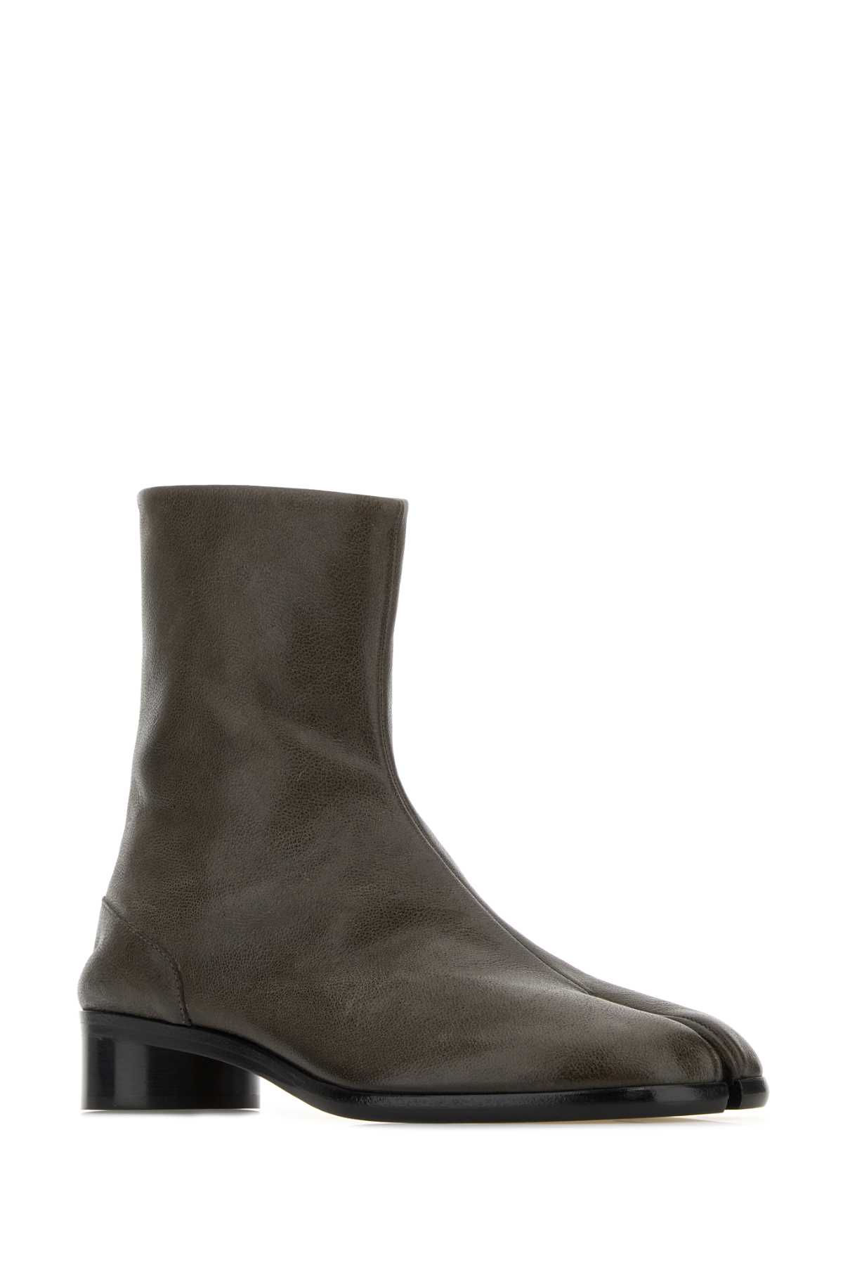 Olive green leather Tabi ankle boots S57WU0153PR058T2149 (Maison Margiela / ブーツ ) | Maison Margiela (メゾン マルジェラ)(1)