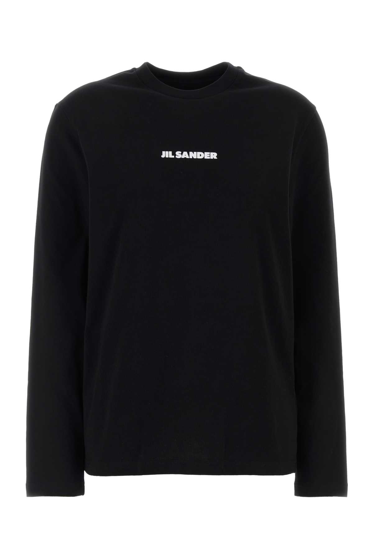 Black cotton t-shirt J02GC0141J20103001 (Jil Sander / Tシャツ・カットソー ) | Jil Sander (ジルサンダー)
