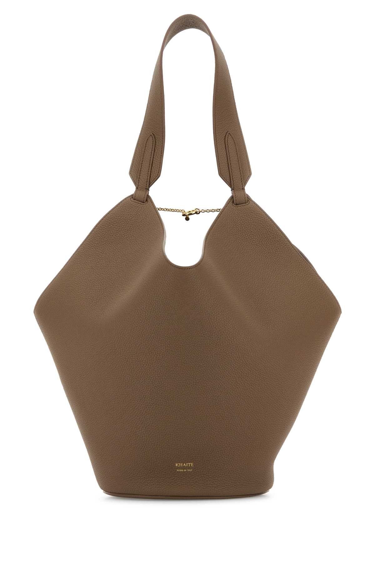 Cappuccino leather Lotus shopping bag H2043914L914731 (KHAITE / ハンドバッグ・ショルダーバッグ ) | KHAITE (ケイト)