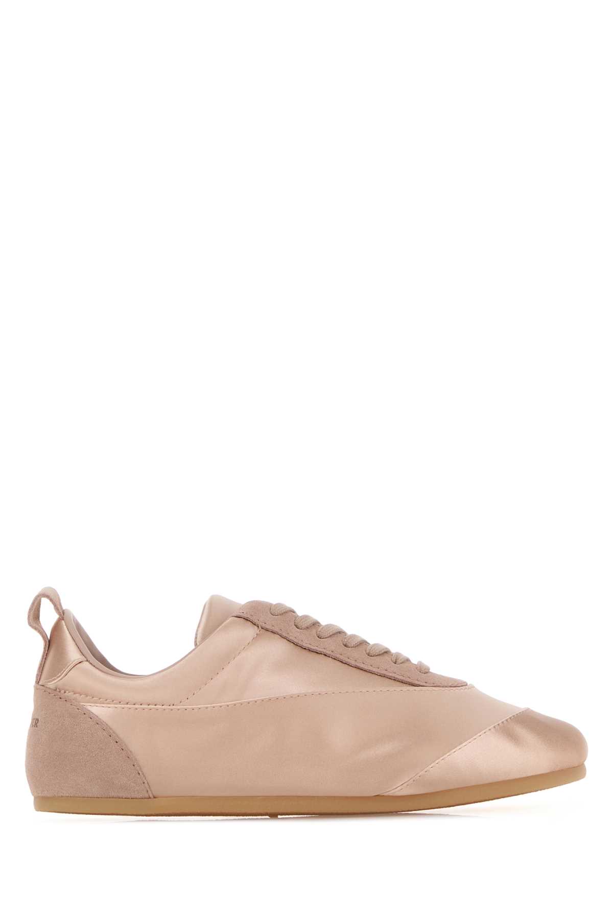 Pastel pink satin and suede sneakers J15WS0047P7597679 (Jil Sander / スニーカー ) | Jil Sander (ジルサンダー)