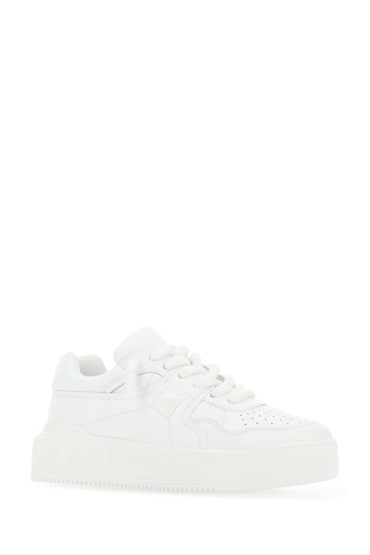 White nappa leather One Stud XL sneakers 8Y2S0G37XTM0BO (Valentino Garavani / スニーカー ) | Valentino Garavani (ヴァレンティノ)(1)