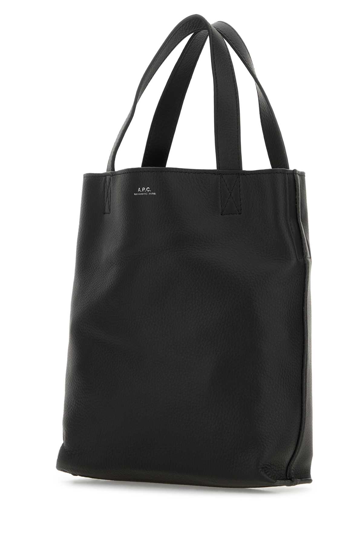 Black leather small Maiko shopping bag PXCBCM61667LZZ (A.P.C. / トートバッグ ) | A.P.C. (アーペーセー)(1)