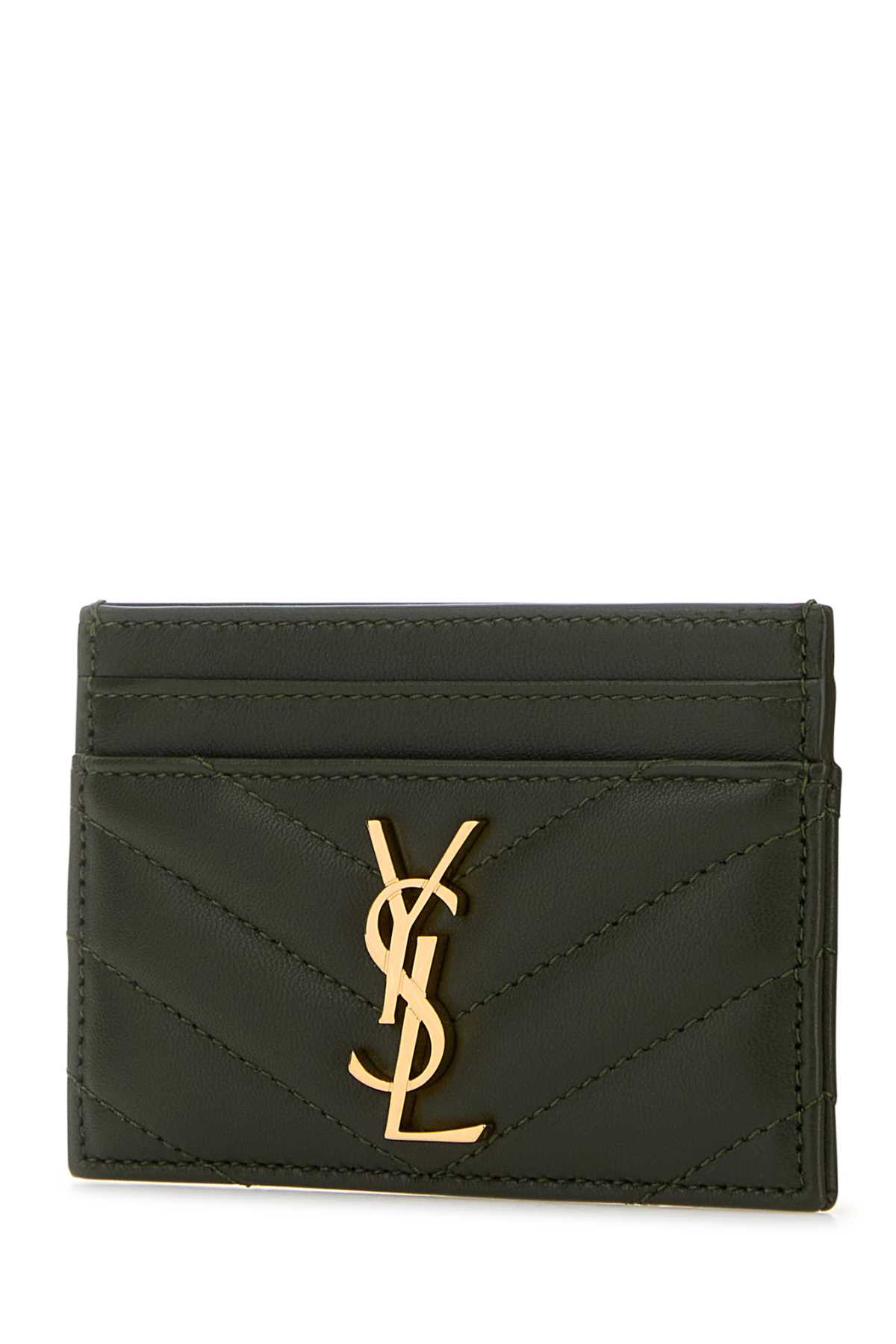 Bottle green nappa leather Cassandre card holder 423291AAA443189 (Saint Laurent / 財布・カードケース ) | Saint Laurent (サンローラン)(1)
