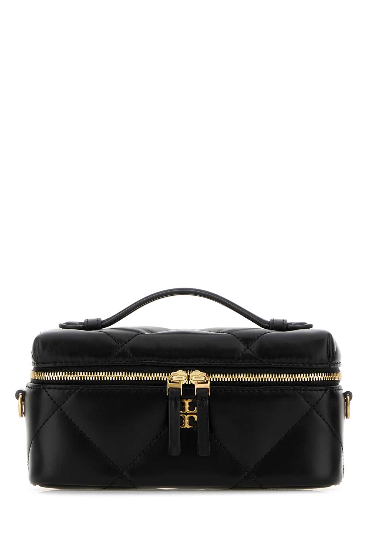 Black leather Kira handbag 176449001 (TORY BURCH / ハンドバッグ・ショルダーバッグ ) | TORY BURCH (トリーバーチ)