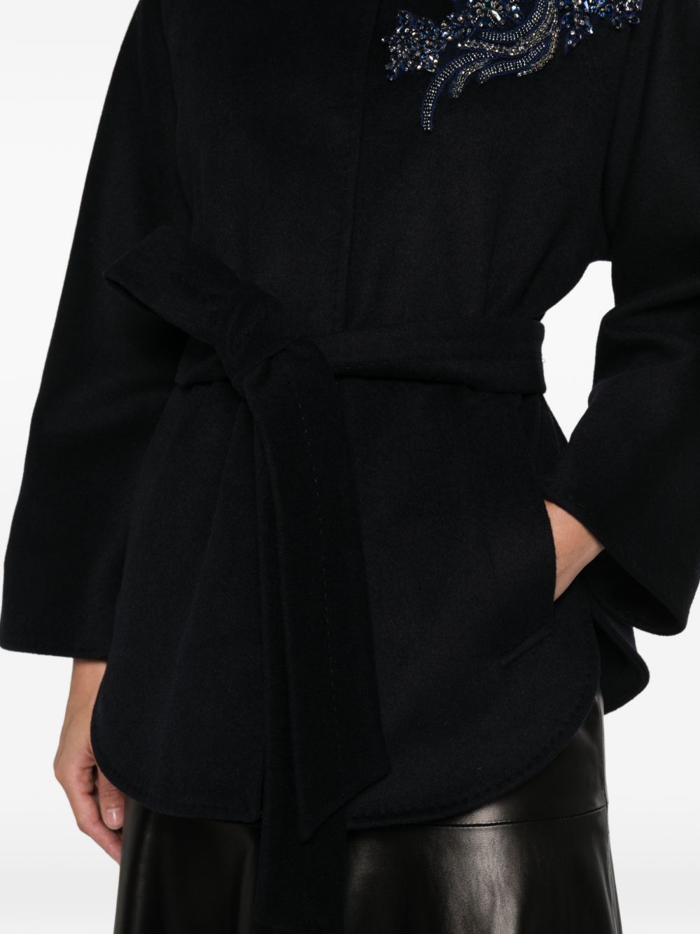 Blugirl Coats Black RF5243T221A93812 (BLUGIRL / コート ) | BLUGIRL (ブルーガール)(3)