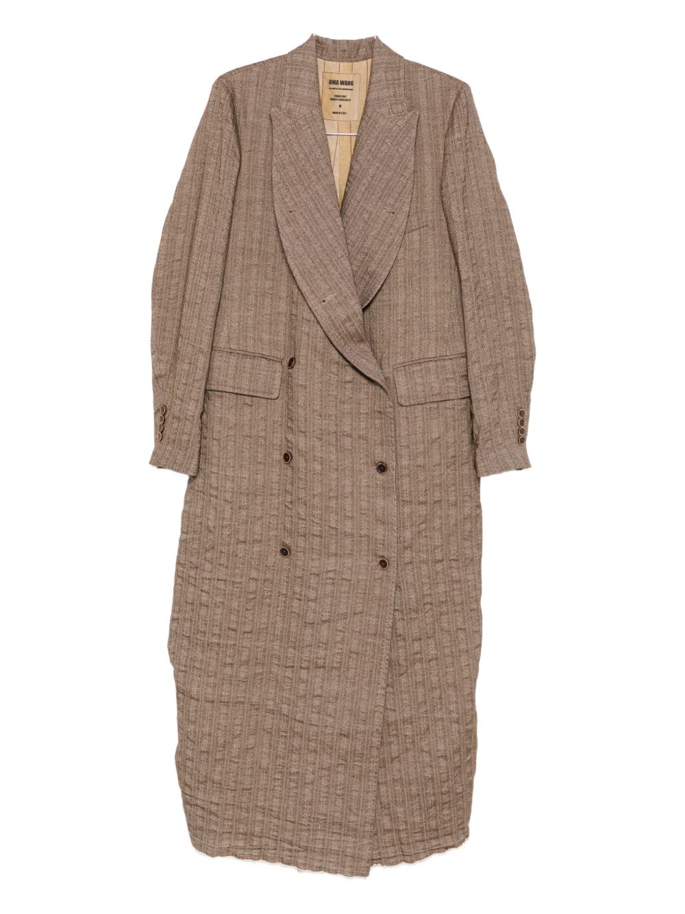 Uma Wang Coats Beige UW8023CIGNAUW200 (UMA WANG / コート ) | UMA WANG (ユマ ワン)