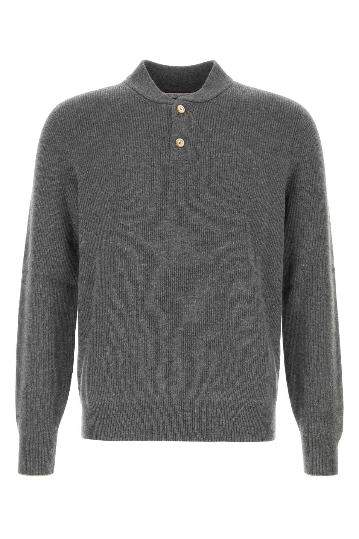 Dark grey cashmere sweater M2229551CSP48 (Brunello Cucinelli / ニット・セーター・カーディガン ) | Brunello Cucinelli (ブルネロ・クチネリ)