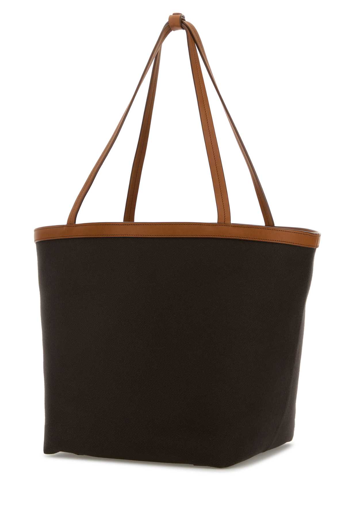 Dark brown canvas Park Tote shopping bag W1892W188L72BECUS (The Row / トートバッグ ) | The Row (ザ・ロウ)(1)
