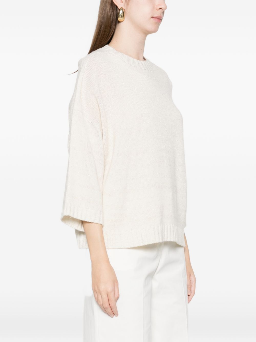 Fabiana Filippi Sweaters Beige MAD266F019L89725 (FABIANA FILIPPI / ニット・セーター・カーディガン ) | FABIANA FILIPPI (ファビアナフィリッピ)(2)