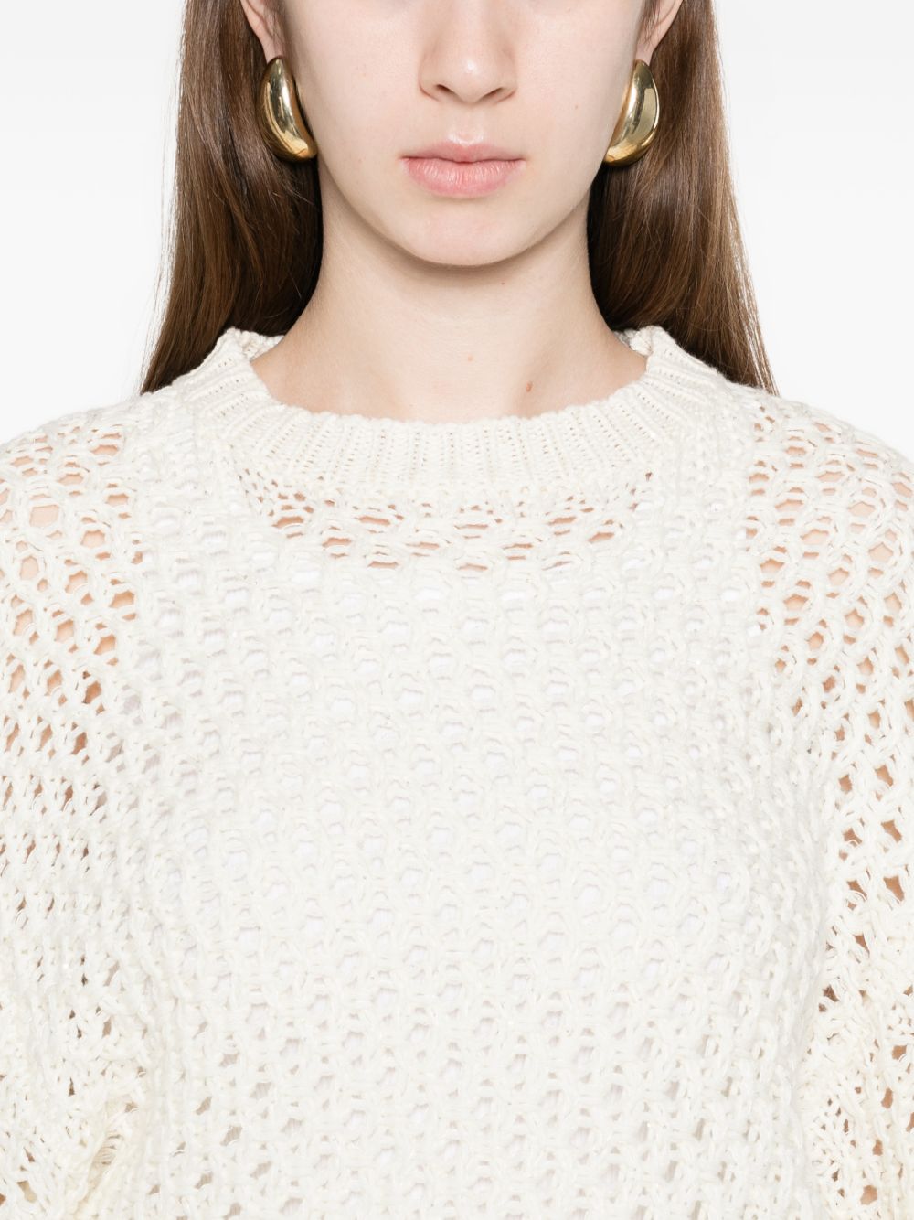 Fabiana Filippi Sweaters Beige MAD266F034L75025 (FABIANA FILIPPI / ニット・セーター・カーディガン ) | FABIANA FILIPPI (ファビアナフィリッピ)(2)