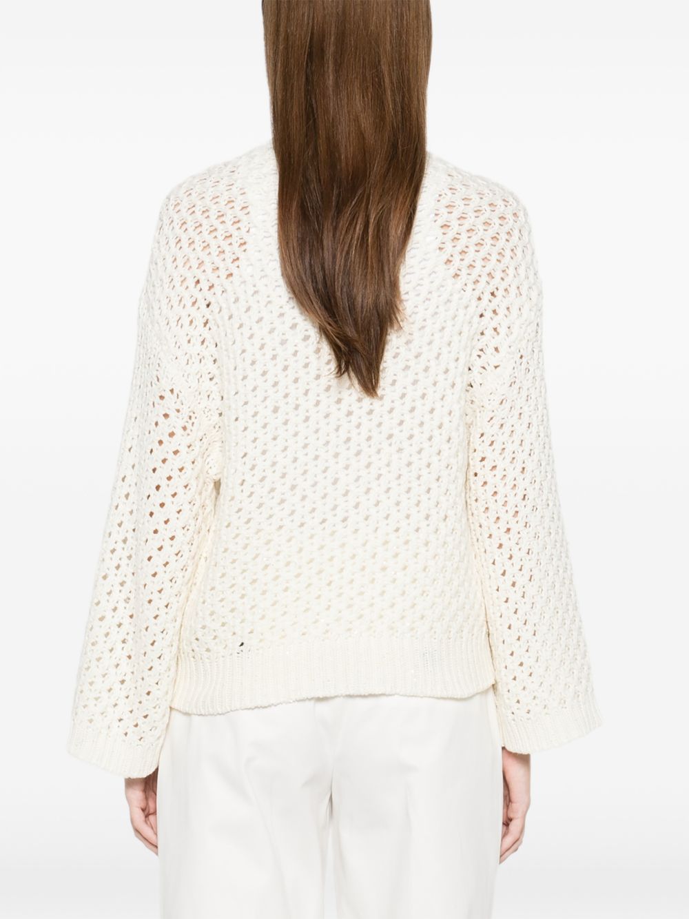 Fabiana Filippi Sweaters Beige MAD266F034L75025 (FABIANA FILIPPI / ニット・セーター・カーディガン ) | FABIANA FILIPPI (ファビアナフィリッピ)(4)