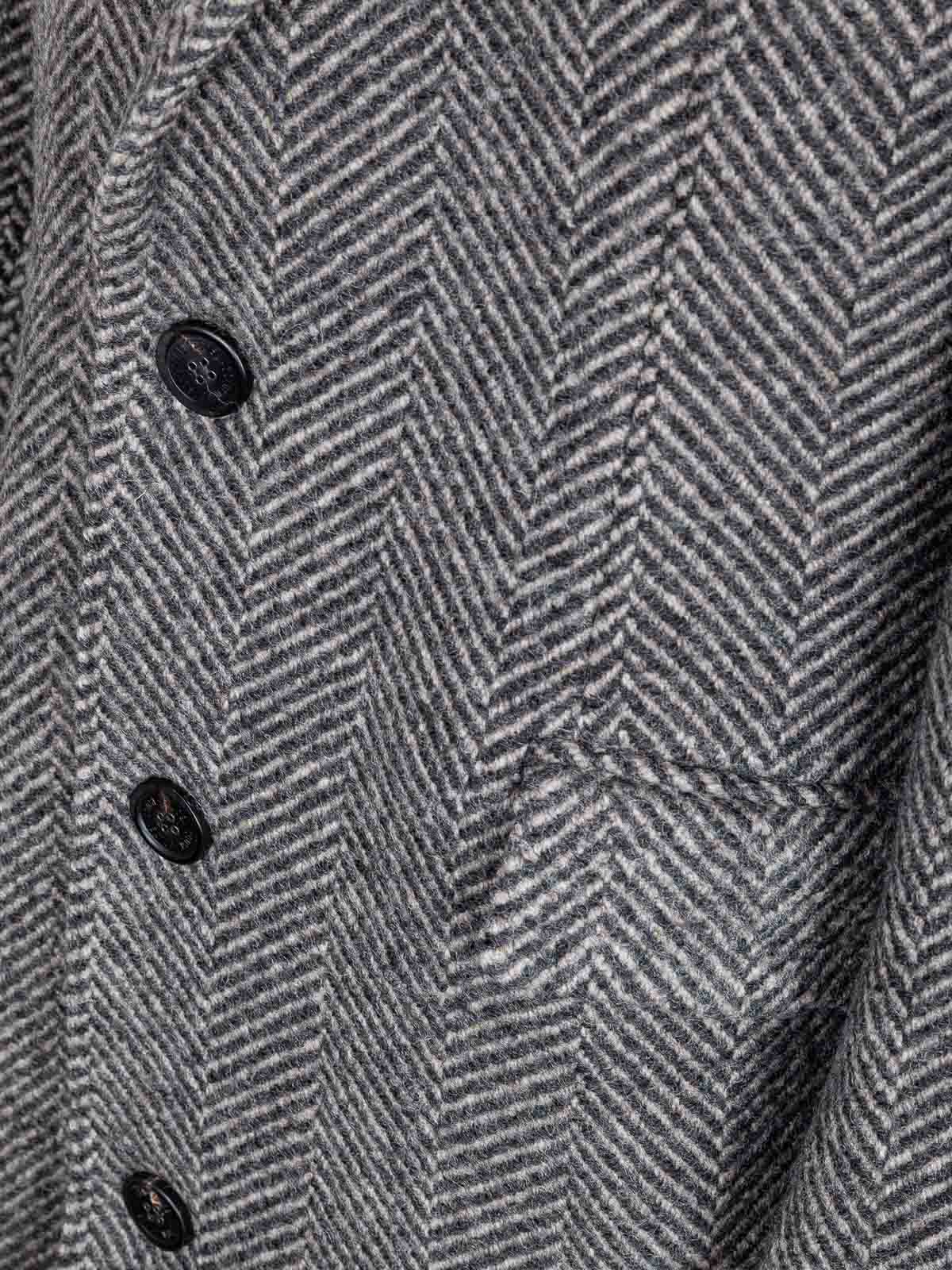 Beige and gray wool coat GMP00986P0061681173 (Golden Goose / コート ) | Golden Goose (ゴールデングース)(3)