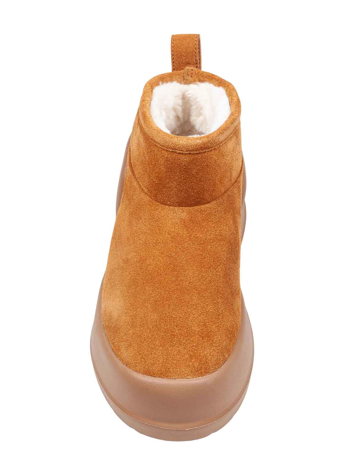 Mezzaluna Low Boot In Cognac Color Suede 80D2500070M008 (MOON BOOT / ブーツ ) | MOON BOOT (ムーンブーツ)(1)