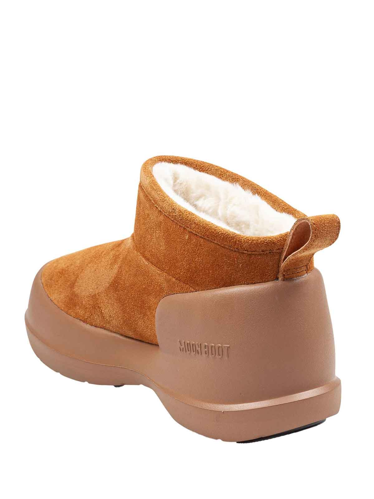 Mezzaluna Low Boot In Cognac Color Suede 80D2500070M008 (MOON BOOT / ブーツ ) | MOON BOOT (ムーンブーツ)(2)