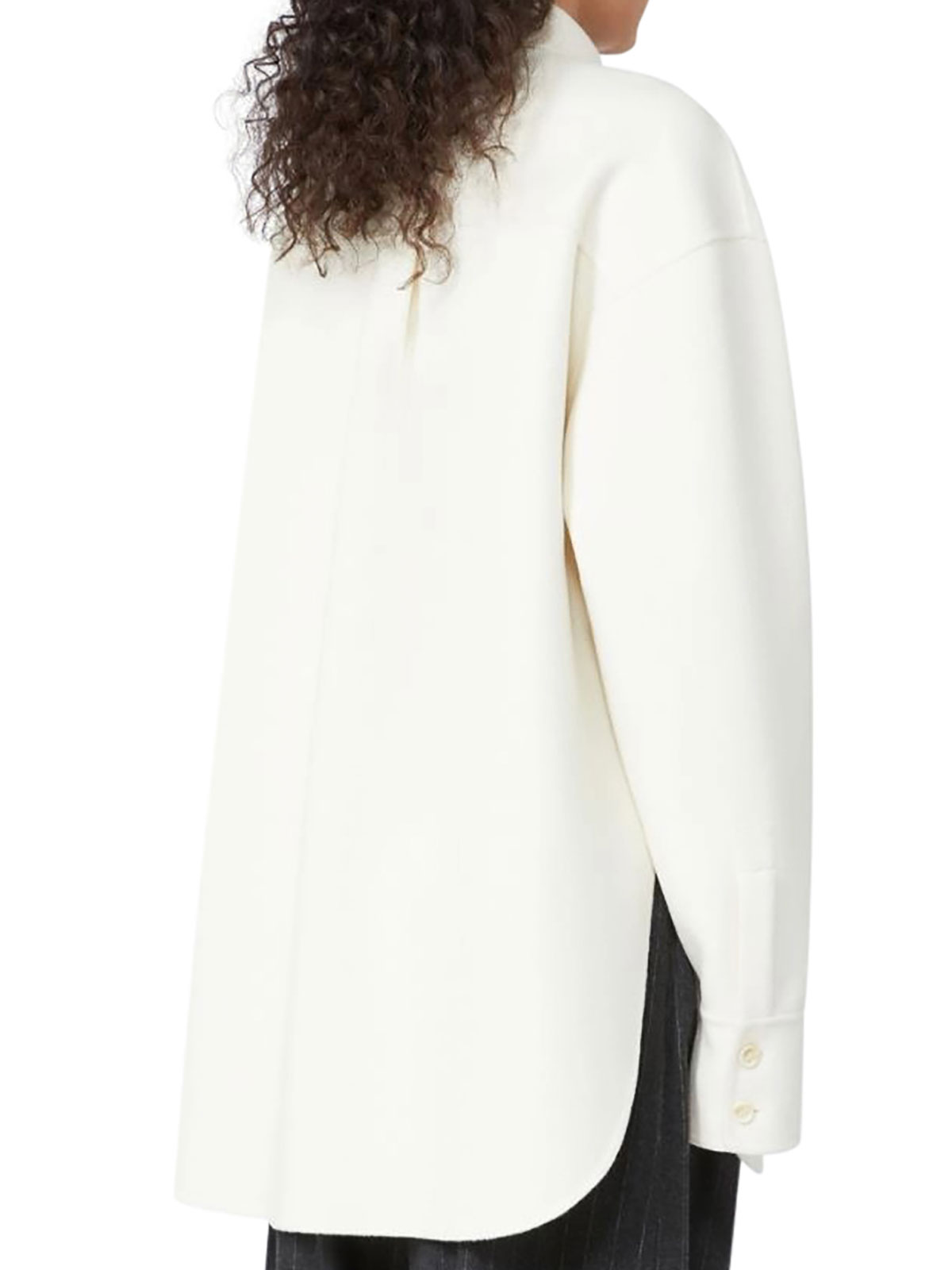 Oversized Riber Wool Shirt 2522196013600010 (Sportmax / シャツ・ブラウス ) | Sportmax (スポーツマックス)(2)