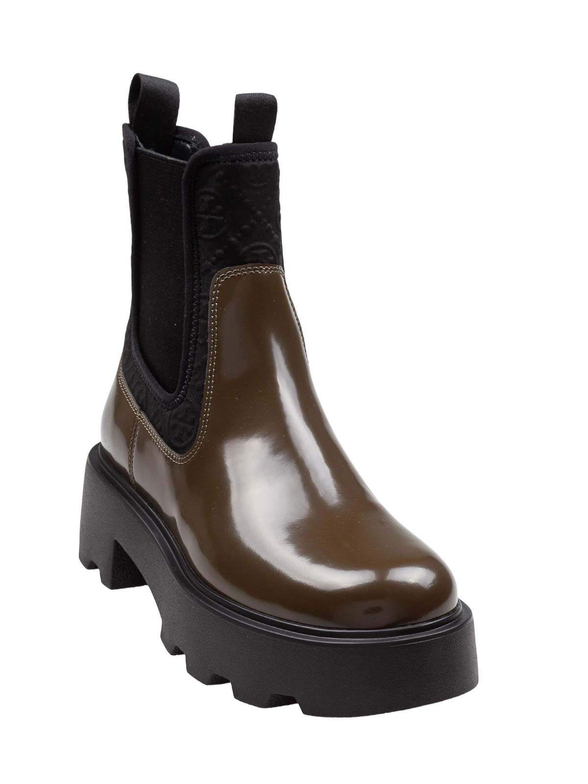 Olive Green Leather and Neoprene Chelsea Boot 177079300 (TORY BURCH / ブーツ ) | TORY BURCH (トリーバーチ)(1)