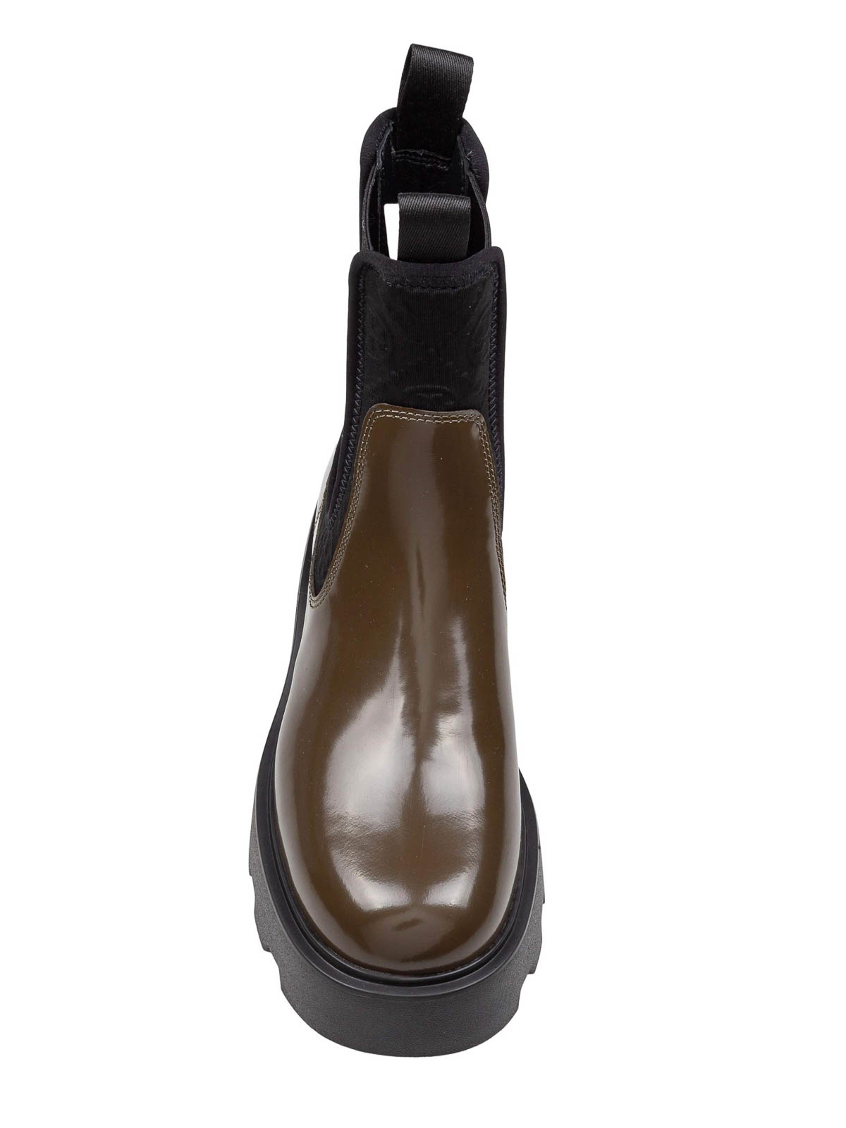 Olive Green Leather and Neoprene Chelsea Boot 177079300 (TORY BURCH / ブーツ ) | TORY BURCH (トリーバーチ)(2)