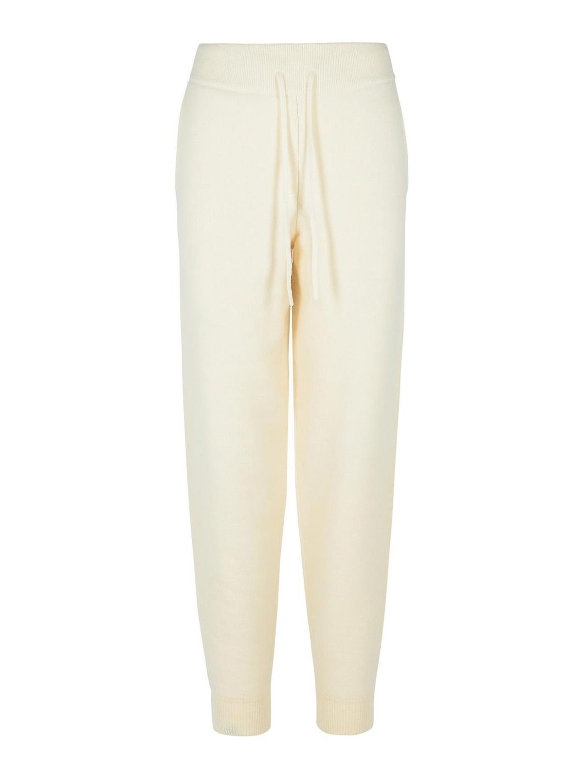 Hespero Ivory Cashmere Trousers HESPEROIVORY (LOULOU STUDIO / パンツ ) | LOULOU STUDIO (ルルスタジオ)