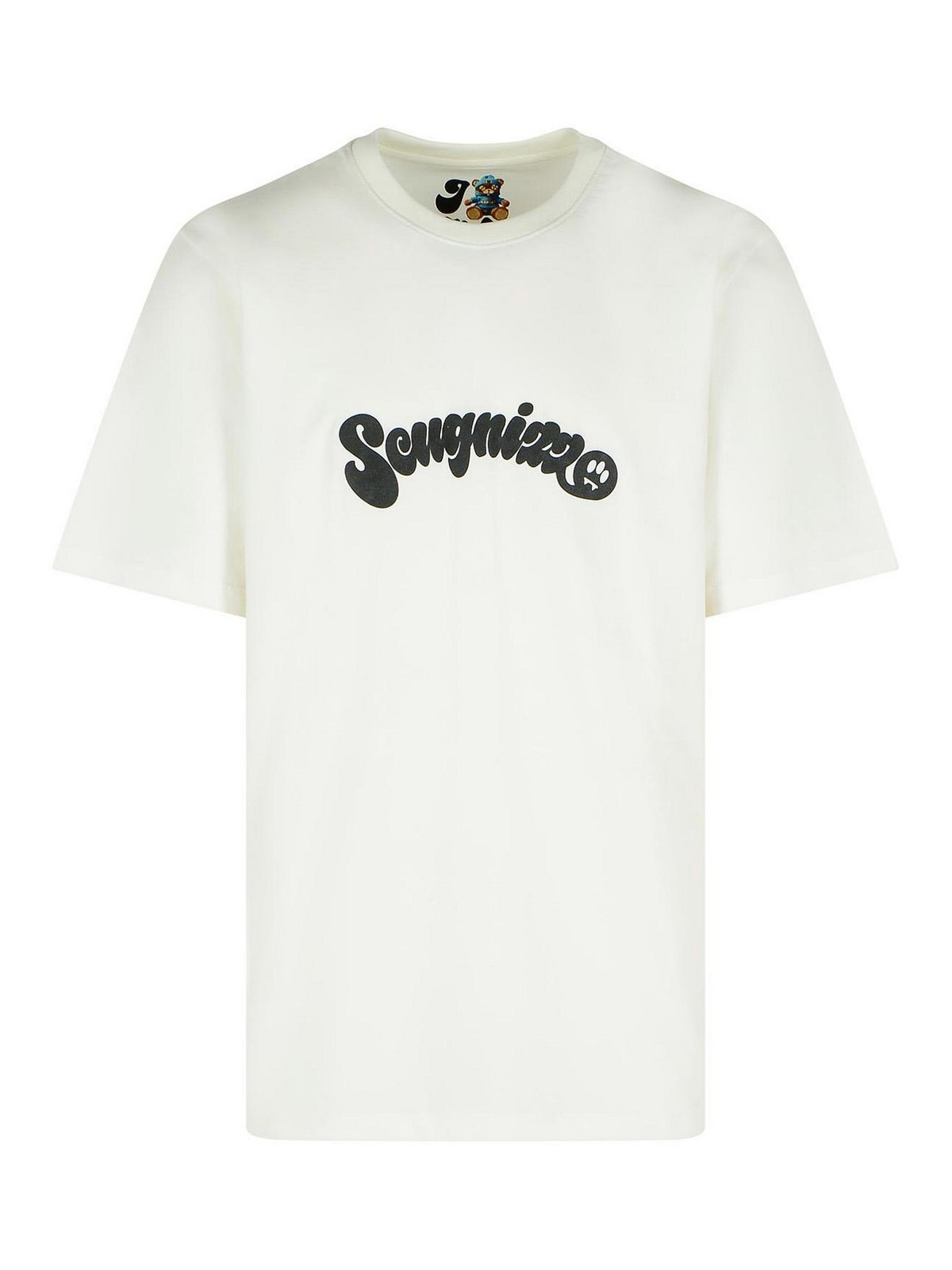 White Cotton T-Shirt F5BWUATH078002 (BARROW / Tシャツ・カットソー ) | BARROW (バロウ)