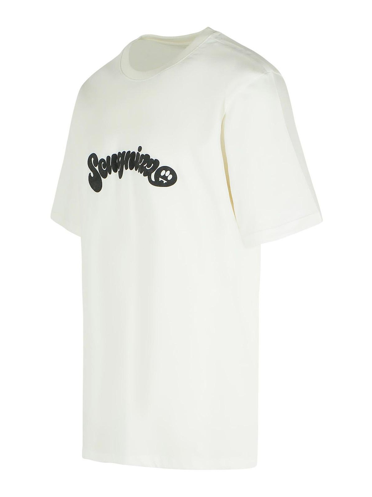 White Cotton T-Shirt F5BWUATH078002 (BARROW / Tシャツ・カットソー ) | BARROW (バロウ)(2)