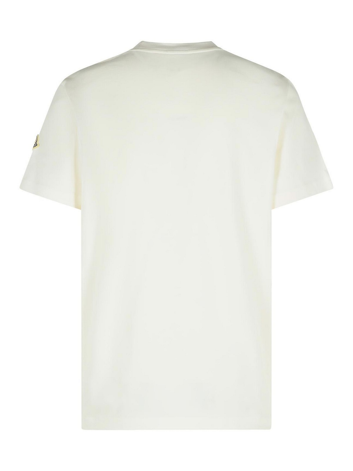 White Cotton T-Shirt 0918C0005689AUG034 (Moncler / Tシャツ・カットソー ) | Moncler (モンクレール)(1)